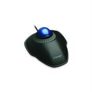 Kensington K72337US Wired USB Orbit Trackball w- Scroll Ring (Black-Blue)