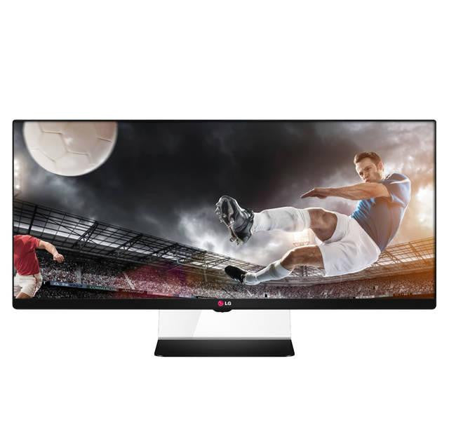 LG Electronics 34UM64-P 34 inch Widescreen 5,000,000:1 5ms DVI-HDMI-DisplayPort LED LCD Monitor, w- Speakers (Black w- Hairline Finish Base)