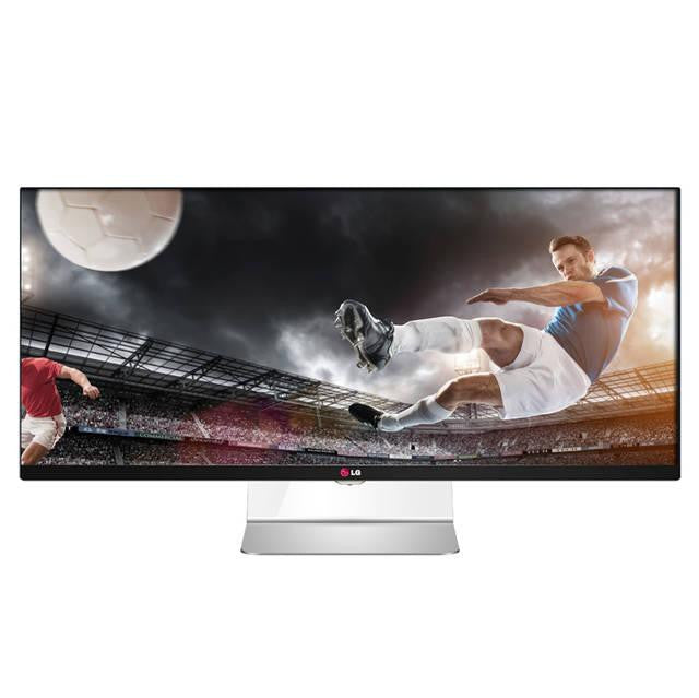 LG Electronics 34UM94-P 34 inch Widescreen 5,000,000:1 5ms HDMI-DisplayPort-USB LED LCD Monitor, w- Speakers (Black w- Hairline Finish Base)