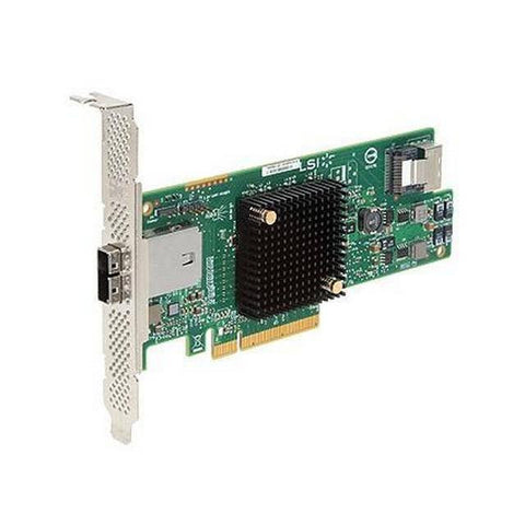 Broadcom LSI SAS 9207-4i4e 8-port 6Gb-s SATA+SAS PCI-Express 3.0 Low Profile Host Bus Adapter, Single