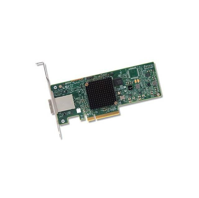 Broadcom LSI SAS 9300-8e 8-port 12Gb-s SATA+SAS PCI-Express 3.0 Low Profile Host Bus Adapter, Single