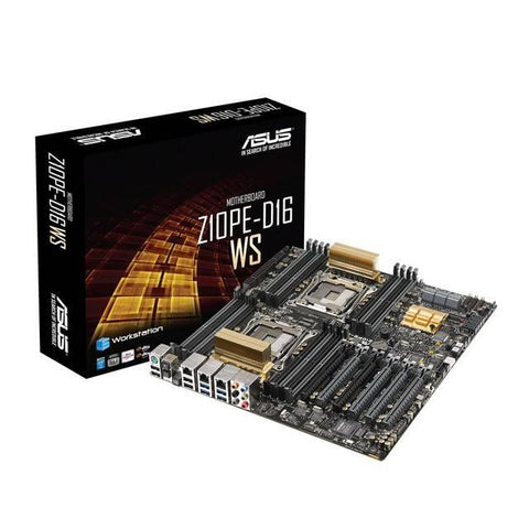 ASUS Z10PE-D16 WS LGA2011-v3- Intel C612 PCH- DDR4- Quad CrossFireX & 3-Way SLI- SATA3&USB3.0- M.2- A&V&2GbE- EEB Server Motherboard