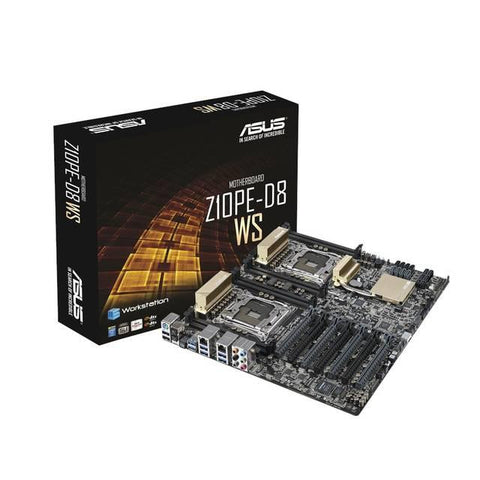 ASUS Z10PE-D8 WS LGA2011-v3- Intel C612 PCH- DDR4- 4-Way CrossFireX & 4-Way SLI- SATA3&USB3.0- M.2&SATA Express- A&V&2GbE- EEB Server Motherboard