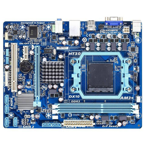 GIGABYTE GA-78LMT-S2 Socket AM3+- AMD 760G- DDR3- A&GbE- MicroATX Motherboard