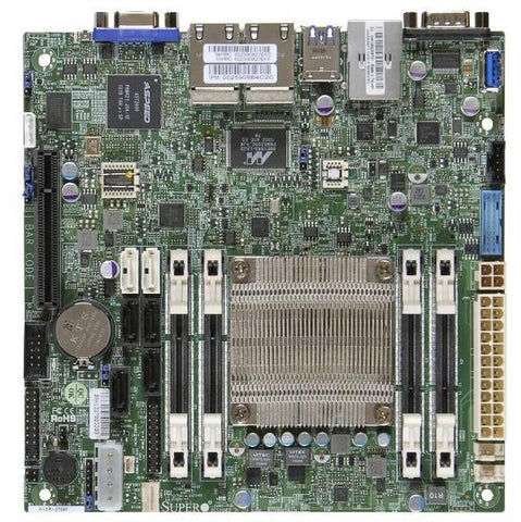 Supermicro A1SRI-2558F-O Intel Atom C2558- DDR3- SATA3&USB3.0- V&4GbE- Mini-ITX Motherboard & CPU Combo