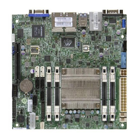 Supermicro A1SAI-2550F-O Intel Atom C2550- DDR3- SATA3&USB3.0- V&4GbE- Mini-ITX Motherboard & CPU Combo