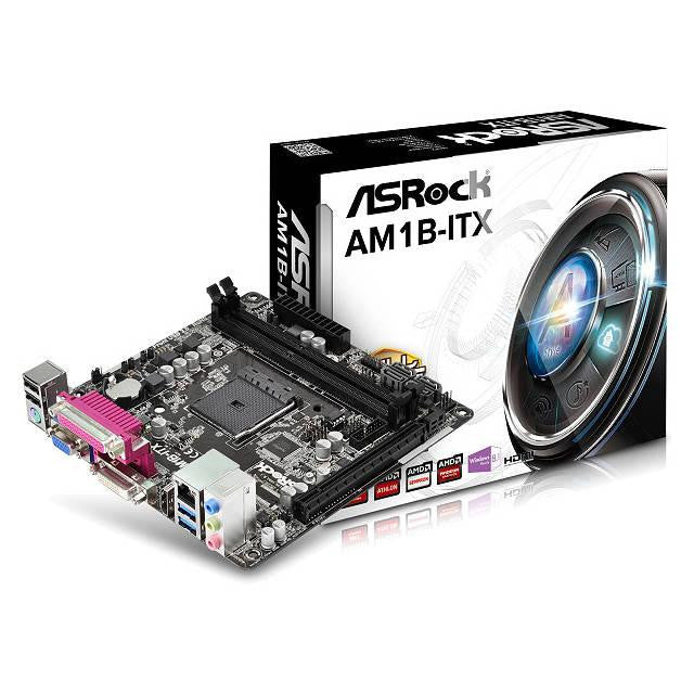 ASRock AM1B-ITX Socket AM1- DDR3- SATA3&USB3.0- A&GbE- Mini-ITX Motherboard