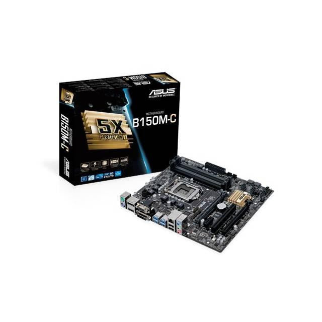 Asus B150M-C-CSM LGA1151- Intel B150- DDR4- SATA3&USB3.0- A&GbE- MicroATX Motherboard