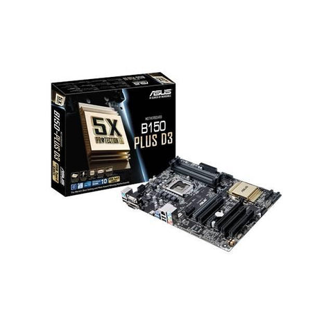 Asus B150M-PLUS D3 LGA1151- Intel B150- DDR3- CrossFireX- SATA3&USB3.0- A&GbE- ATX Motherboard