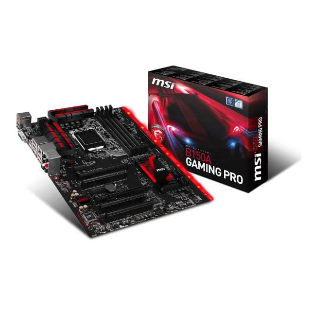 MSI B150A GAMING PRO LGA1151- Intel B150- DDR4- 2-Way CrossFireX- SATA3&USB3.1- SATA Express- A&GbE- ATX Motherboard