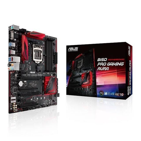 Asus B150 PRO GAMING-AURA LGA1151- Intel B150- DDR4- Quad CrossFireX- SATA3&USB3.1- M.2- A&GbE- ATX Motherboard