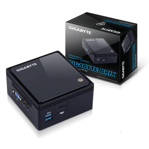 GIGABYTE GB-BACE-3000 Intel Celeron N3000 1.04GHz- WiFi- A&V&GbE- Mini PC Barebone System