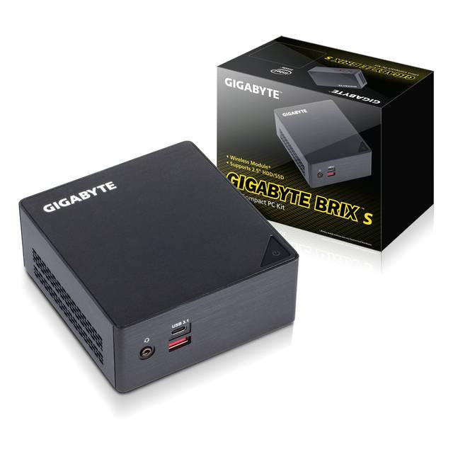 GIGABYTE GB-BSI3HAL-6100 Intel Core i3-6100U 2.3GHz- WiFi- A&V&GbE- Mini PC Barebone System