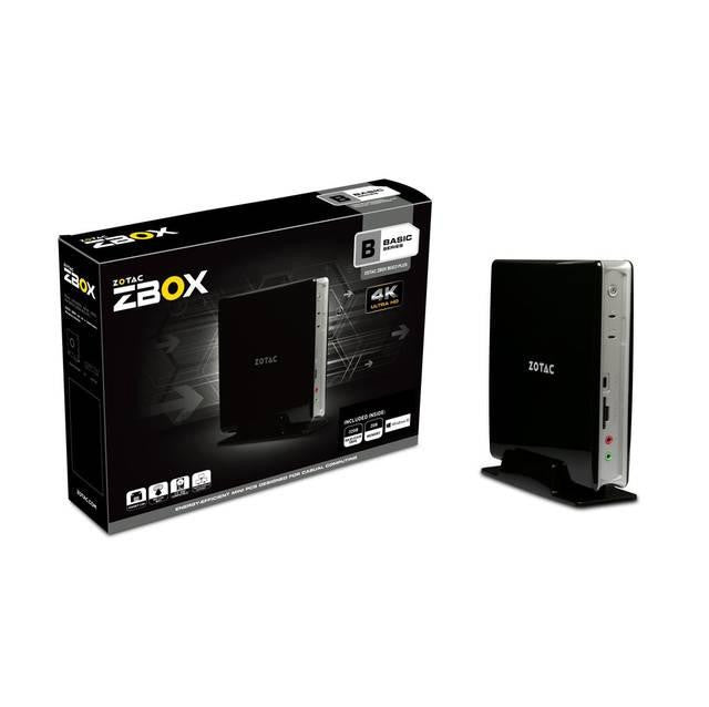 ZOTAC ZBOX-BI323-U-W2B Intel Celeron N3150 1.6GHz- 2GB DDR3L- 32GB SDD- No ODD- Windows 10 Home Mini PC