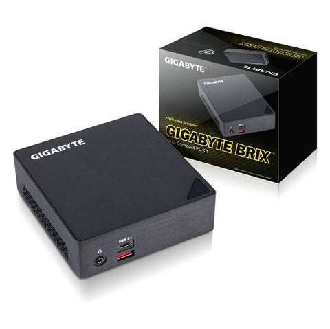 GIGABYTE GB-BSI3A-6100 Intel Core i3-6100U 2.3GHz- WiFi- A&V&GbE- Mini PC Barebone System