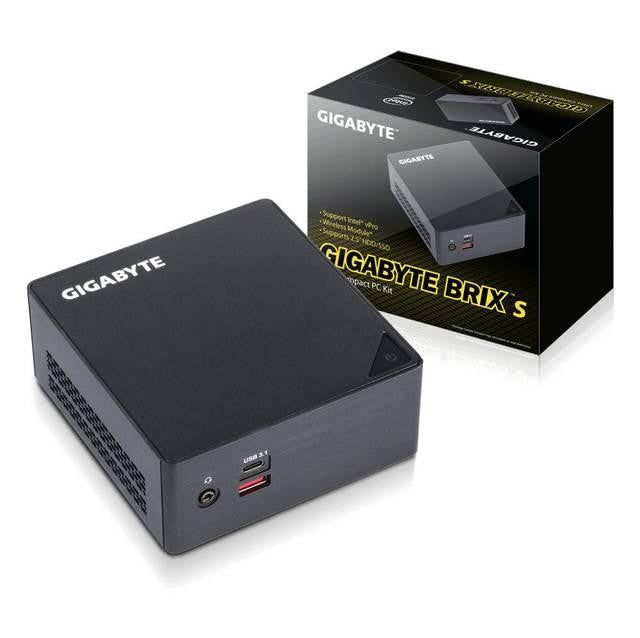 GIGABYTE GB-BSI5HA-6300 Intel Core i5-6300U 2.5GHz- WiFi- A&V&GbE- Mini PC Barebone System