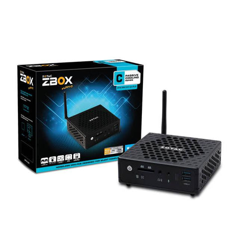 ZOTAC ZBOX-CI321NANO-U-W2B Intel 2961Y 1.1GHz- 2GB DDR3L- 32GB SDD- No ODD- Windows 10 Home Mini PC