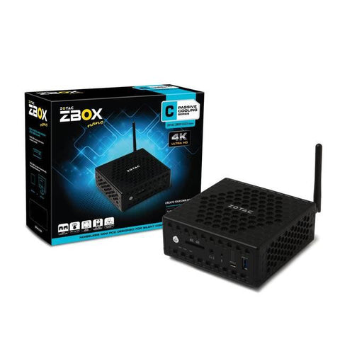 ZOTAC ZBOX-CI323NANO-U Intel Celeron N3150 1.6GHz- DDR3L- WiFi- A&V&2GbE- Mini PC Barebone System