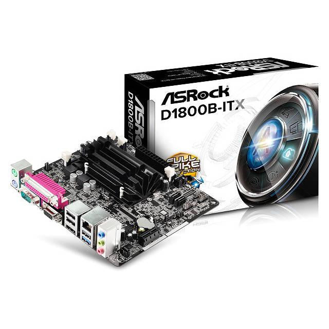 ASRock D1800B-ITX Intel J1800 2.41GHz- DDR3- USB3.0- A&V&GbE- Mini-ITX Motherboard & CPU Combo