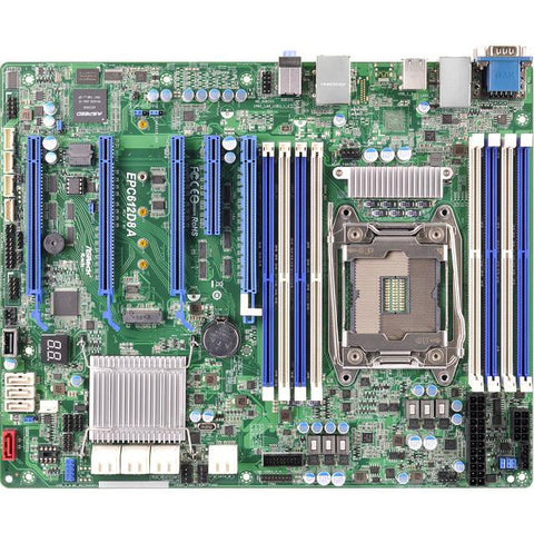 ASRock Rack EPC612D8A LGA2011-v3- Intel C612- DDR4- SATA3&USB3.0- A&V&2GbE- ATX Server Motherboard