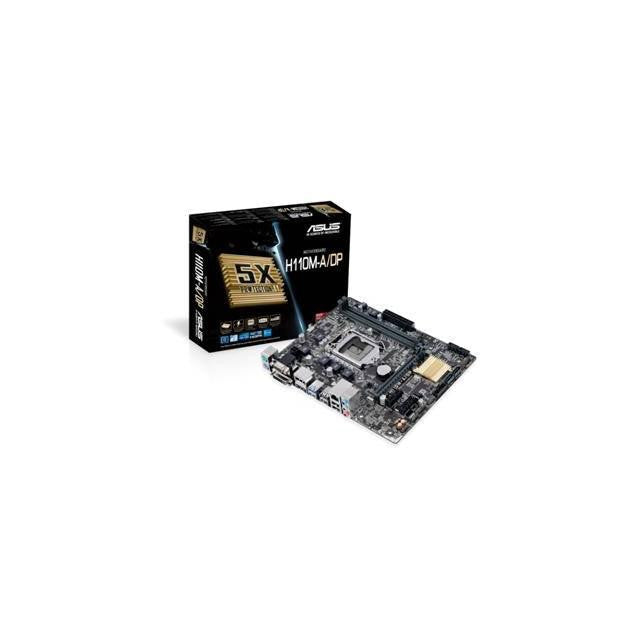 Asus H110M-A-DP LGA1151- Intel H110- DDR4- SATA3&USB3.0- A&GbE- MicroATX Motherboard