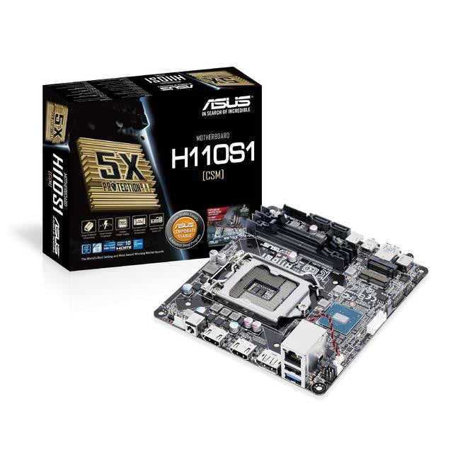 ASUS H110S1-CSM LGA1151- Intel H110- DDR4- SATA3&USB3.0- M.2- A&GbE- Mini-STX Motherboard