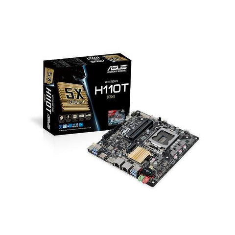 ASUS H110T-CSM LGA1151- Intel H110- DDR4- SATA3&USB3.0- M.2- A&GbE- Thin Mini-ITX Motherboard