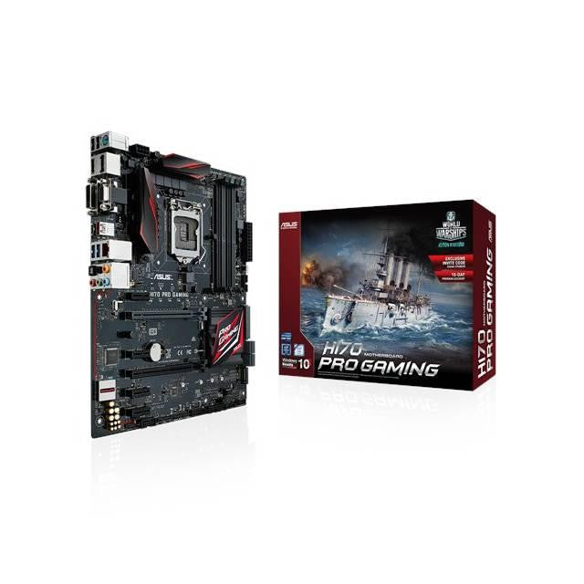 Asus H170 PRO GAMING LGA1151- Intel H170- DDR4- Quad CrossFireX- SATA3&USB3.1- M.2&SATA Express- A&GbE- ATX Motherboard