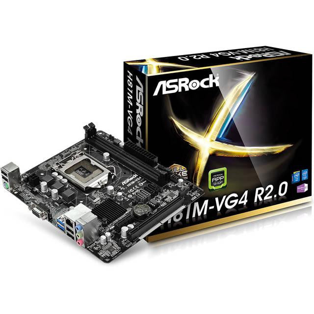 ASRock H81M-VG4 R2.0 LGA1150- Intel H81- DDR3- SATA3&USB3.0- A&GbE- MicroATX Motherboard