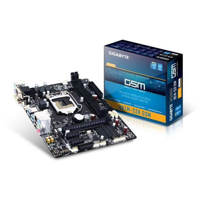 GIGABYTE GA-H81M-S2H GSM-B LGA1150- Intel H81- DDR3- SATA3&USB3.0- A&GbE- MicroATX Motherboard