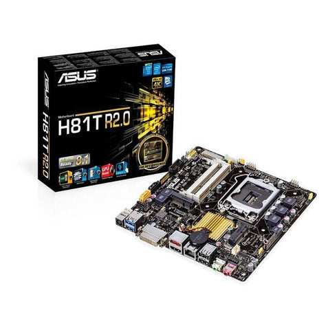 Asus H81T R2.0-CSM LGA1150- Intel H81- DDR3- SATA3&USB3.0- A&GbE- Mini-ITX Motherboard