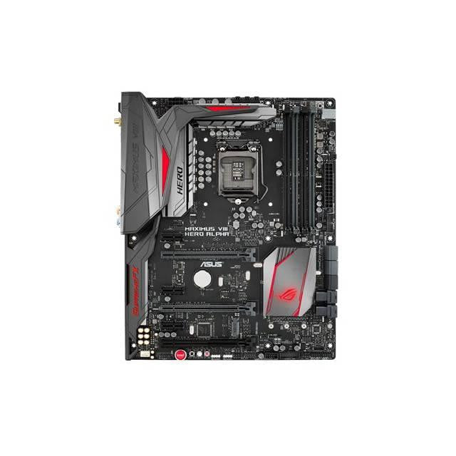 Asus ROG MAXIMUS VIII HERO ALPHA LGA1151- Intel Z170- DDR4- 3-Way CrossFireX & Quad-GPU SLI- SATA3&USB3.1- M.2&U.2- WiFi- A&GbE- ATX Motherboard