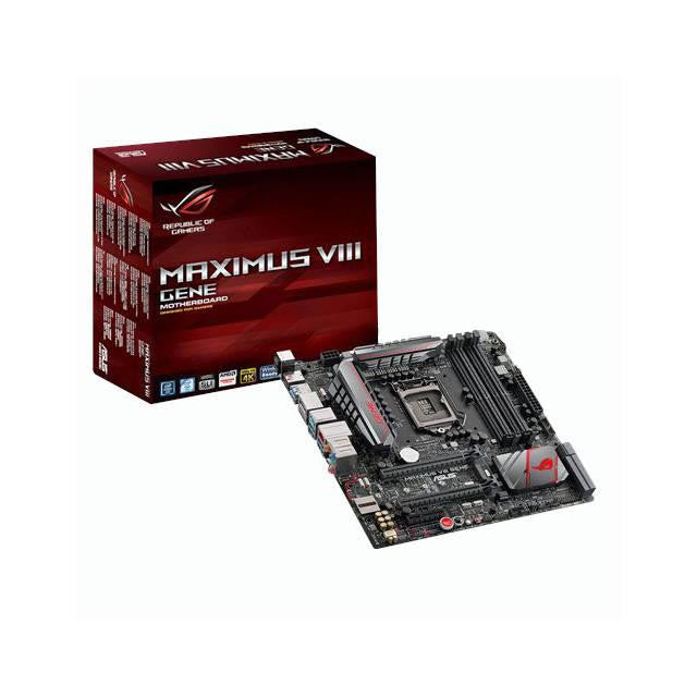 Asus MAXIMUS VIII GENE LGA1151- Intel Z170- DDR4- Quad CrossFireX & Quad SLI- SATA3&USB3.1- M.2&SATA Express- A&GbE- MicroATX Motherboard