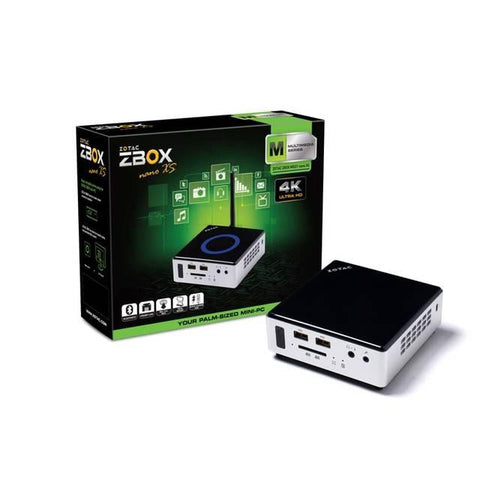 ZOTAC ZBOX-MI521NXS-U Intel Core i3-4030U 1.9GHz- DDR3L- WiFi- A&V&GbE- Mini PC Barebone System