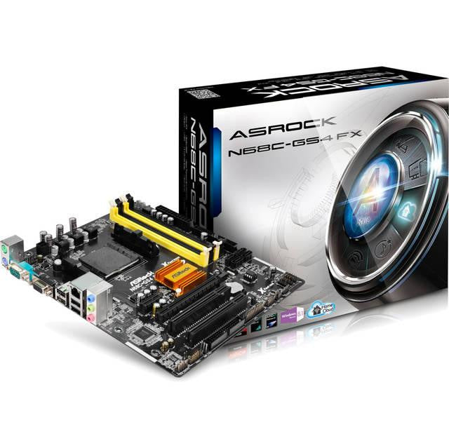 ASROCK N68C-GS4 FX Socket AM3+- NVIDIA GeForce 7025- DDR2&DDR3- A&V&GbE- MicroATX Motherboard