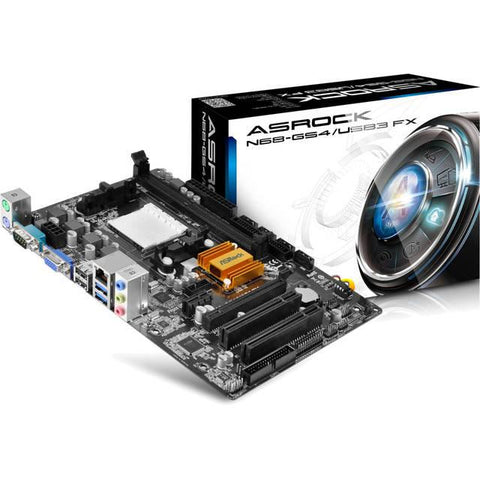 ASROCK N68-GS4-USB3 FX Socket AM3+- NVIDIA GeForce 7025- DDR3- USB3.0- A&V&GbE- MicroATX Motherboard