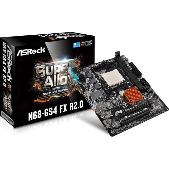 ASROCK N68-GS4 FX R2.0 Socket AM3+- NVIDIA GeForce 7025- DDR3- A&V&GbE- MicroATX Motherboard