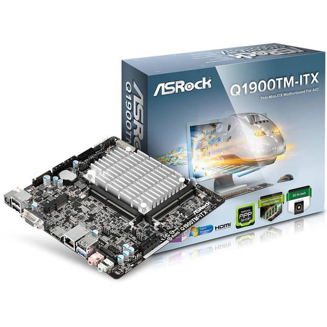 ASRock Q1900TM-ITX Intel J1900 2.0GHz- DDR3- USB3.0- A&V&GbE- Mini-ITX Motherboard & CPU Combo