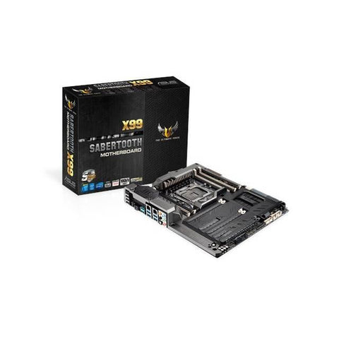 Asus SABERTOOTH X99 LGA2011-v3- Intel X99- DDR4- Quad CrossFireX & Quad SLI- SATA3&USB3.1- M.2&SATA Express- A&2GbE- ATX Motherboard