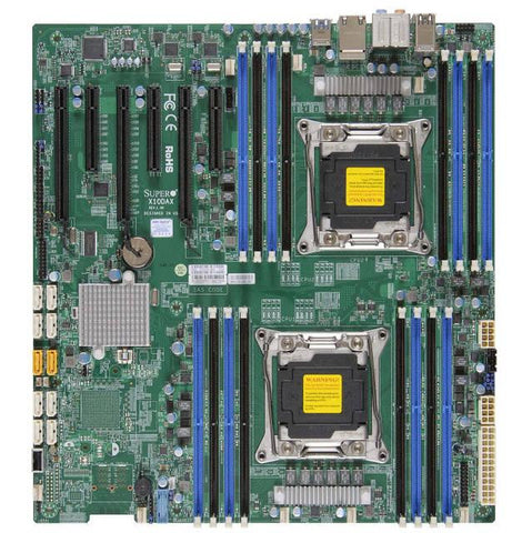 Supermicro X10DAX-B Dual LGA2011- Intel C612- DDR4- SATA3&USB3.0- A&2GbE- EATX Server Motherboard