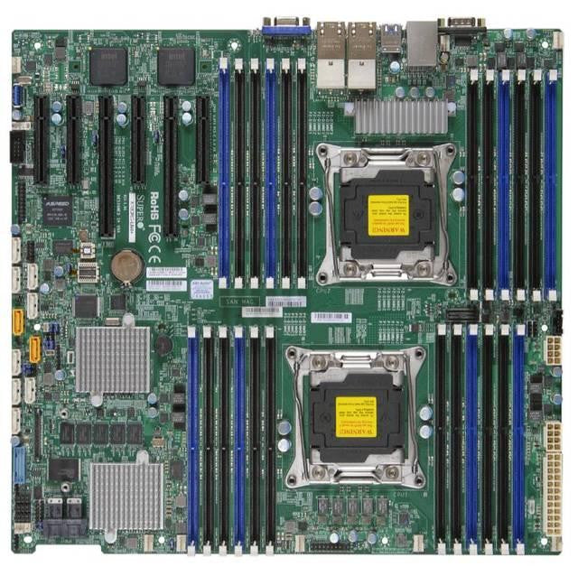 Supermicro X10DRC-LN4+-O Dual LGA2011- Intel C612- DDR4- SATA3&SAS3&USB3.0- V&4GbE- Enhanced EATX Server Motherboard