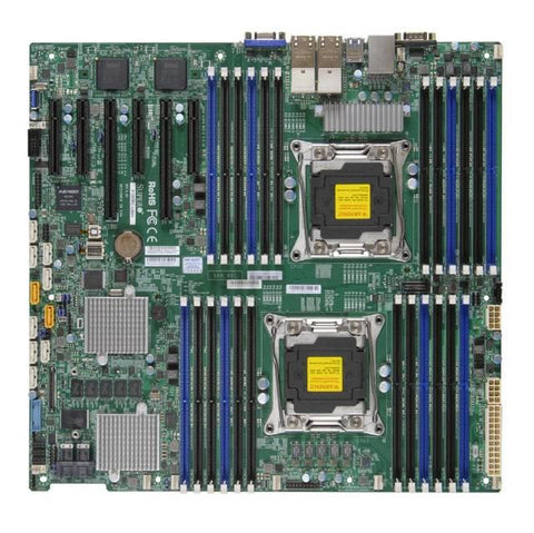 Supermicro X10DRC-T4+-O Dual LGA2011- Intel C612- DDR4- SATA3&SAS3&USB3.0- V&4GbE- Enhanced EATX Server Motherboard