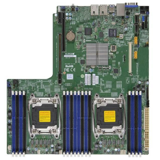 Supermicro X10DDW-I-B Dual LGA2011- Intel C612- DDR4- SATA3&USB3.0- V&2GbE- Proprietary WIO Server Motherboard