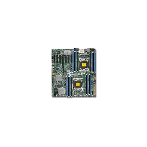 Supermicro X10DRH-C-B Dual LGA2011- Intel C612- DDR4- SATA3&SAS3&USB3.0- V&2GbE- EATX Server Motherboard