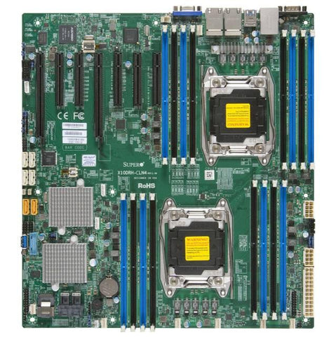 Supermicro X10DRH-ILN4-O Dual LGA2011- Intel C612- DDR4- SATA3&USB3.0- V&4GbE- EATX Motherboard