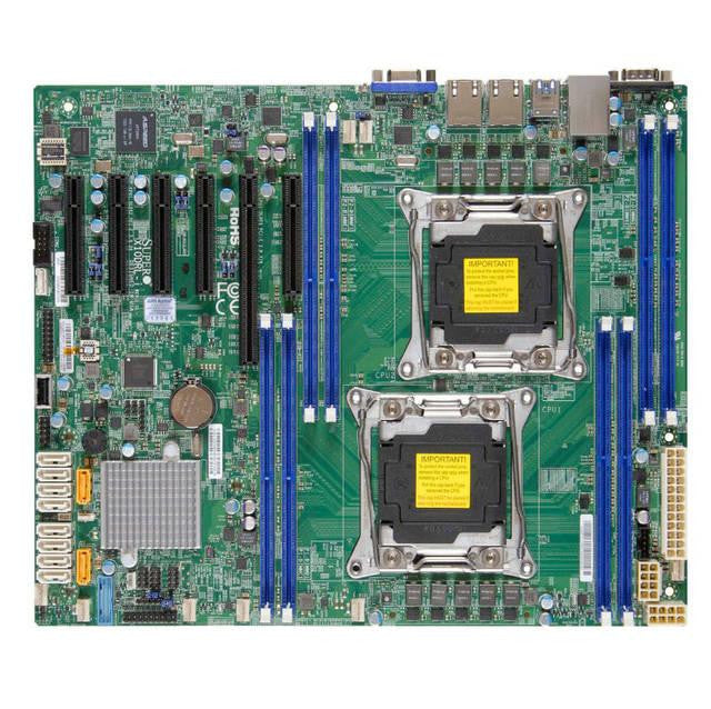 Supermicro X10DRL-I-B Dual LGA2011- Intel C612- DDR4- SATA3&USB3.0- V&2GbE- ATX Server Motherboard