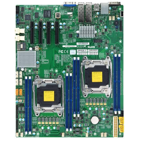 Supermicro X10DRD-INTP-O Dual LGA2011- Intel C612- DDR4- SATA3- V&2GbE- EATX Server Motherboard