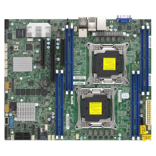 Supermicro X10DRL-CT-B Dual LGA2011- Intel C612- DDR4- SATA3&SAS3&USB3.0- V&4GbE- ATX Server Motherboard