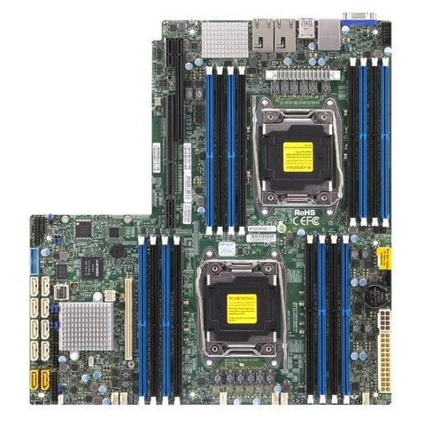 Supermicro X10DRW-IT-B Dual LGA2011- Intel C612- DDR4- SATA3&USB3.0- V&2GbE- Proprietary WIO Server Motherboard