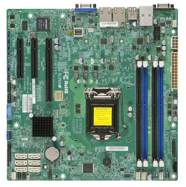 Supermicro X10SLH-F-B LGA1150- Intel C226 PCH- DDR3- SATA3&USB3.0- V&2GbE- MicroATX Server Motherboard